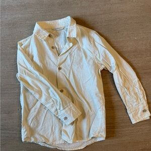 Noralee Cream Button-Up Shirt for boys